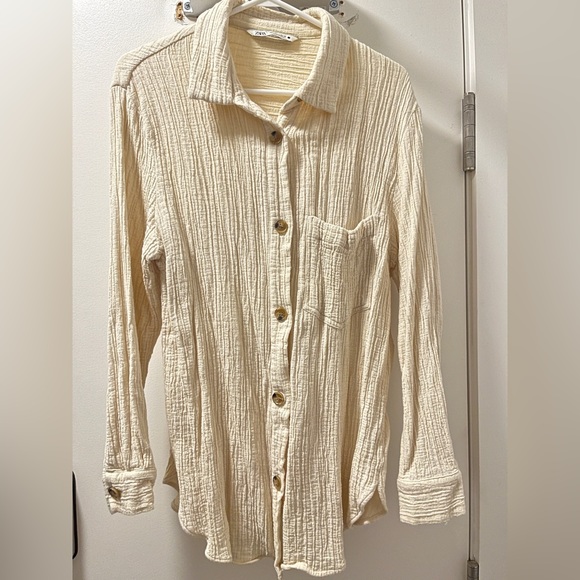 Zara oversized textured overshirt - Picture 5 of 10